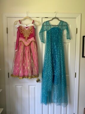 4 Disney Princess Dress Costume Marabel Ariel Elsa Size 6-8 - Disney Vacation